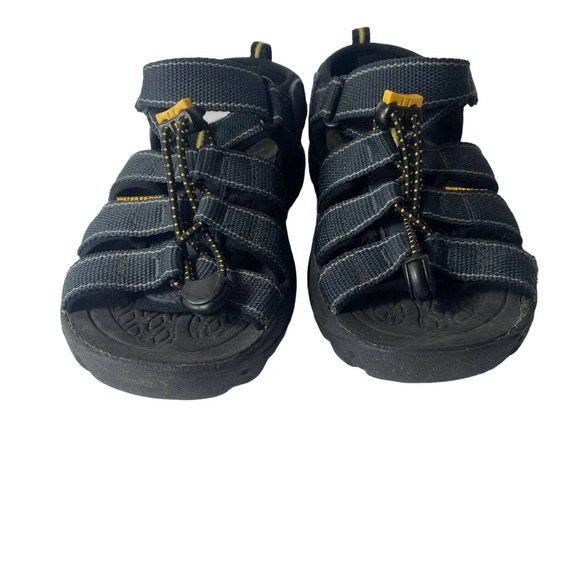 Keen Boys Black Gray Sandals Size 2 - Picture 6 of 9